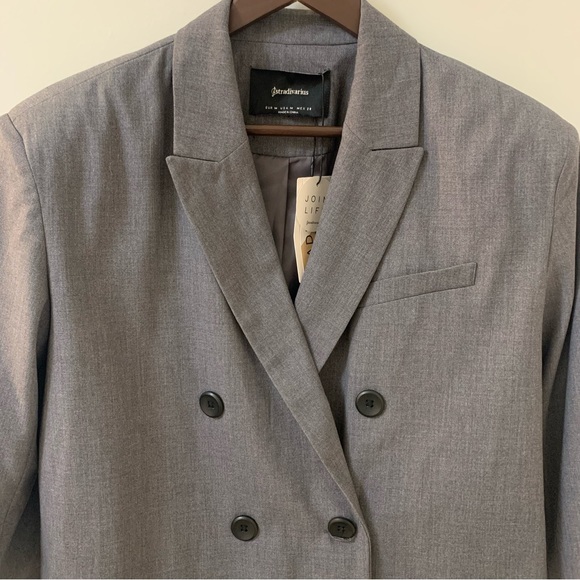 Stradivarius Cropped Blazer - Picture 4 of 7